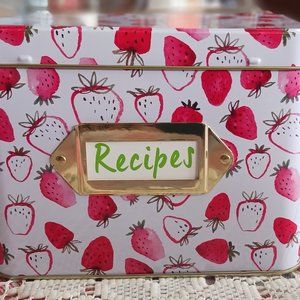 CR Gibson Strawberry Fields Recipe Tin